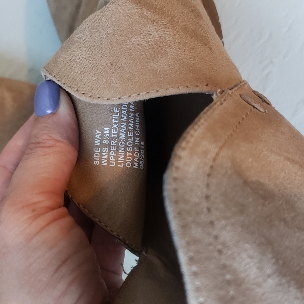 Nude Colored Booties - Picture 4 of 6